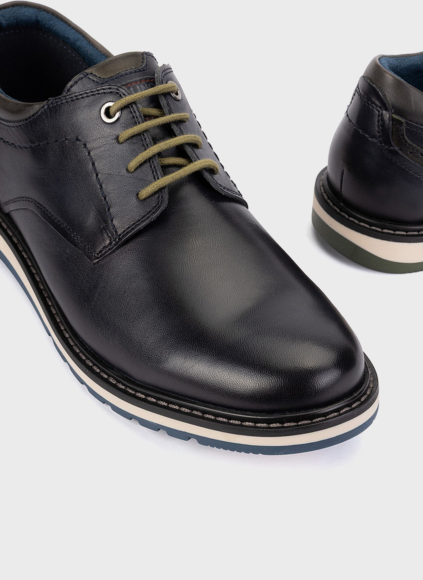 Derbies BERNA homme bleu Pikolinos Derbies BERNA homme bleu Bleu