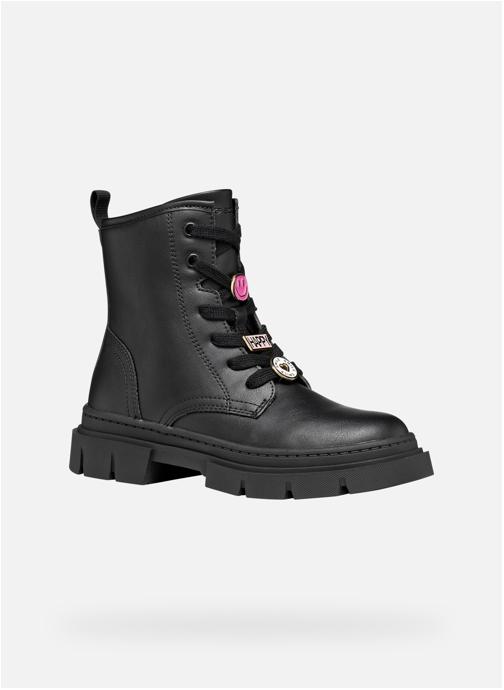 Geox Bottines J KARSYN GIRL fille noir