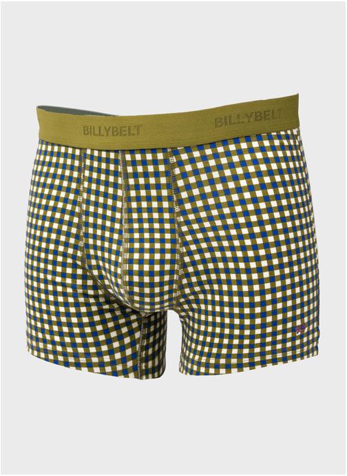 BILLYBELT Boxers A carreaux homme vert