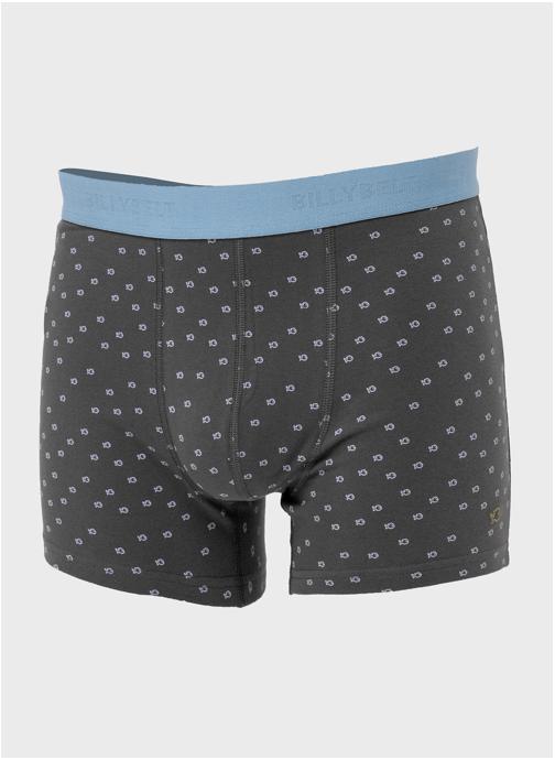 BILLYBELT Boxers A motifs homme gris