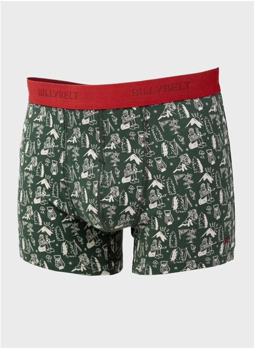 BILLYBELT Boxers A motifs homme vert