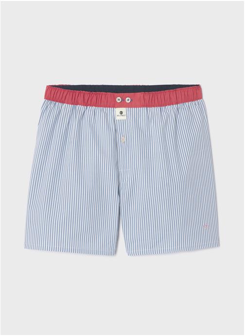 BILLYBELT Caleçons A rayures homme bleu