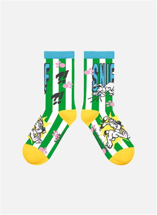 Sock Affairs Chaussettes CC-AO-Stripes-Kids-Socks garçon vert