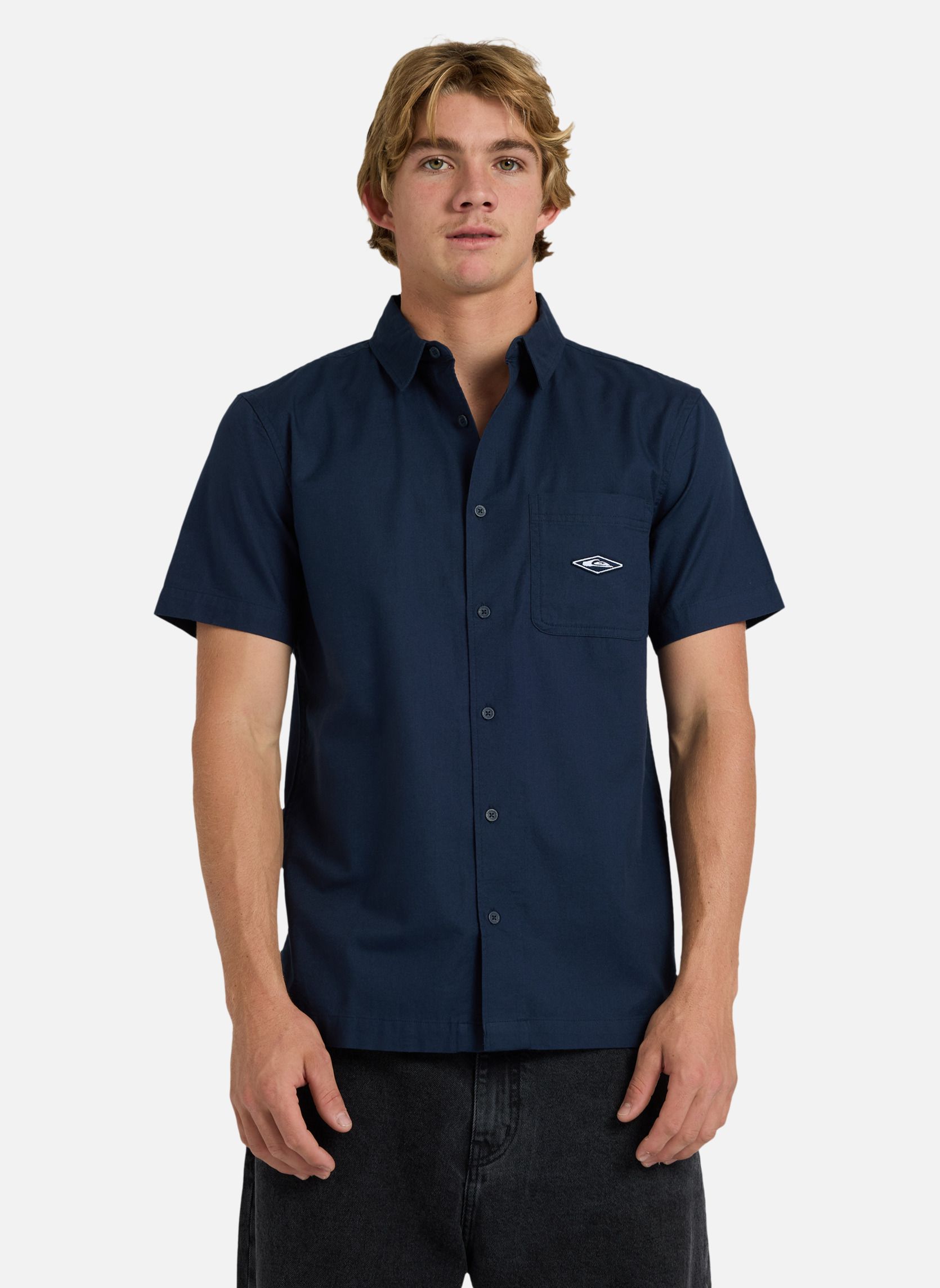 Chemises Diamond homme bleu Quiksilver Chemises Diamond homme bleu Bleu foncé