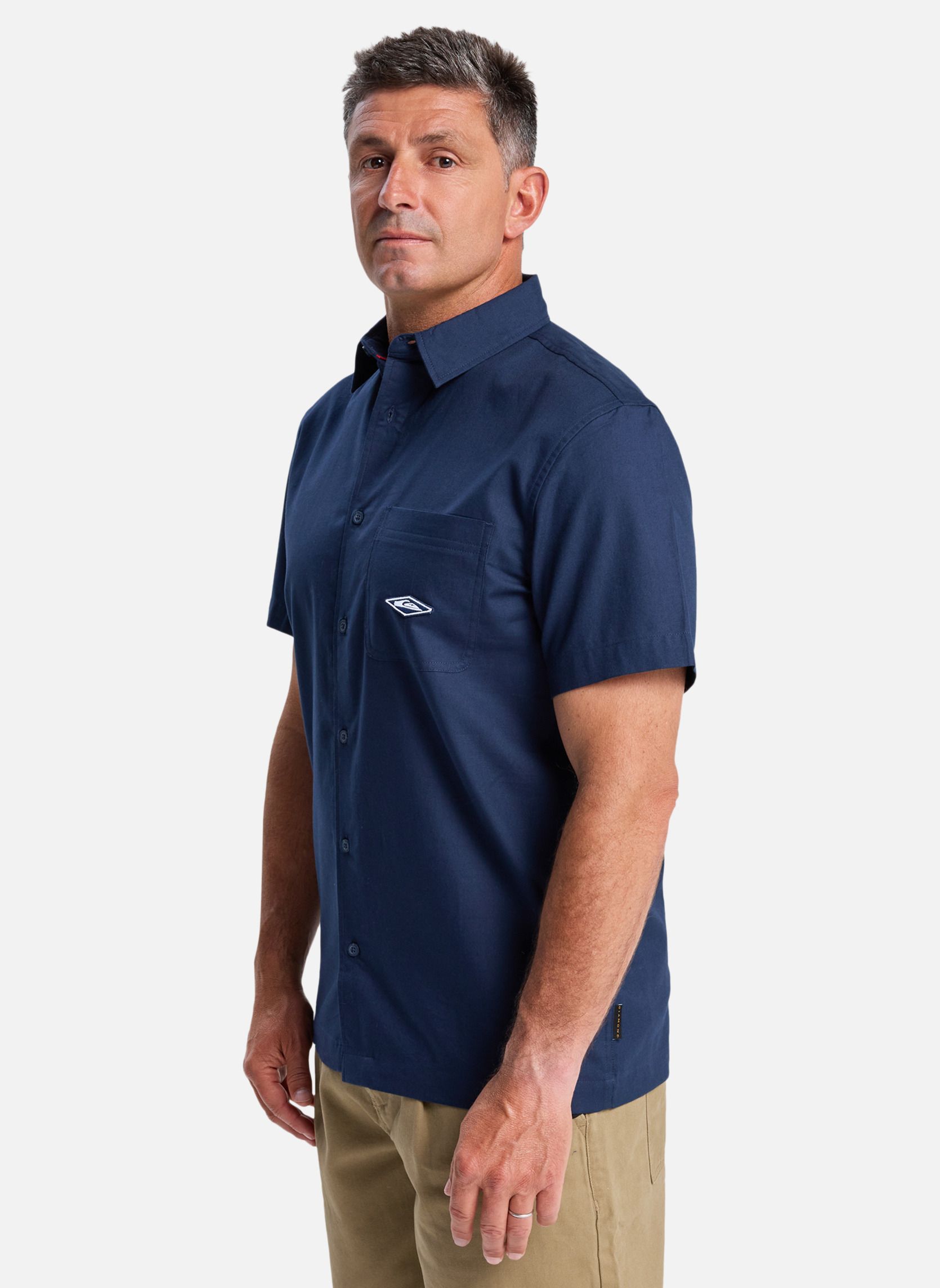 Chemises Diamond homme bleu Quiksilver Chemises Diamond homme bleu Bleu foncé