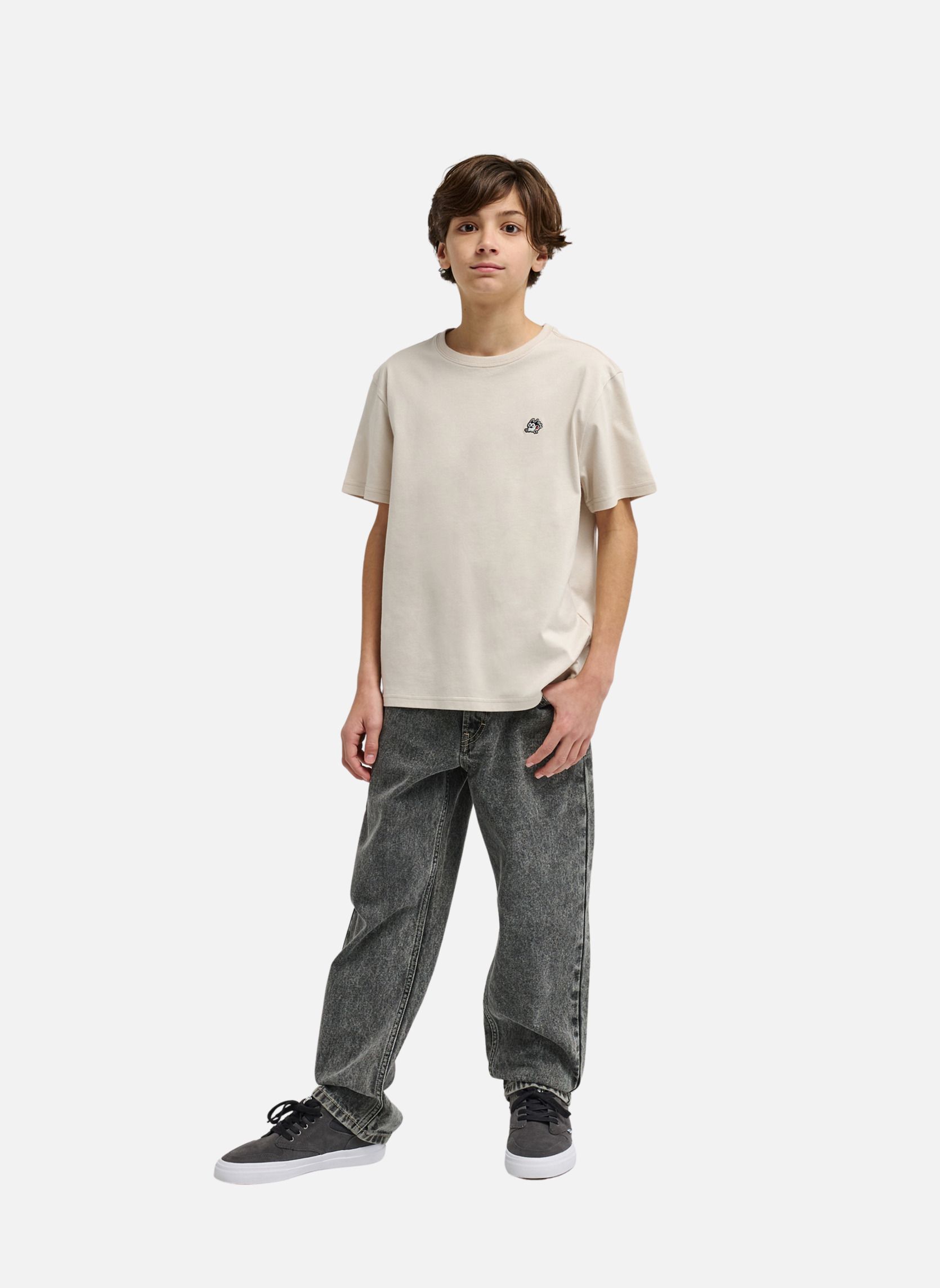 Tee-shirts Marshmallo garçon beige Element Tee-shirts Marshmallo garçon beige Beige