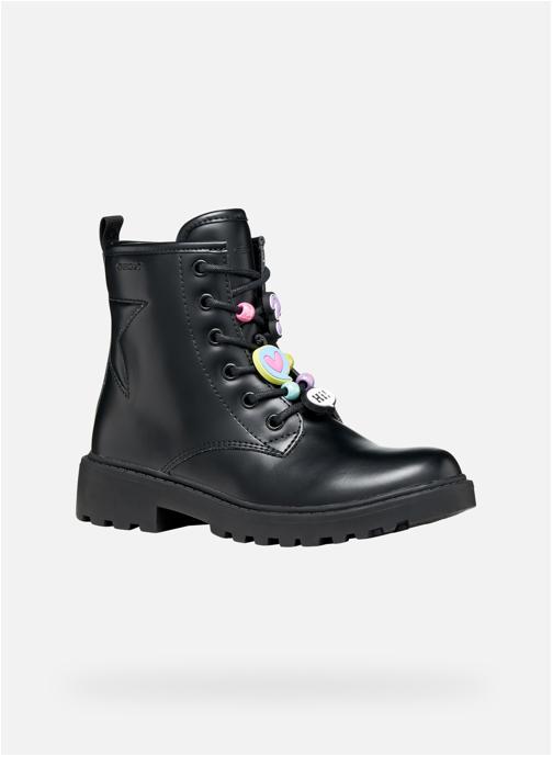 Geox Bottines J CASEY GIRL fille noir