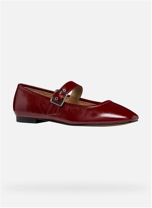Geox Ballerines classiques D AZLEA femme rouge