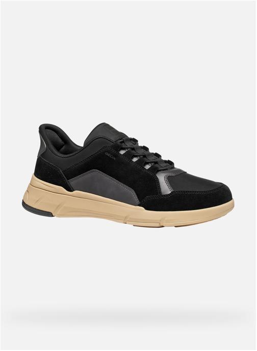 Geox Baskets basses VITTOUR PLUS MAN homme noir