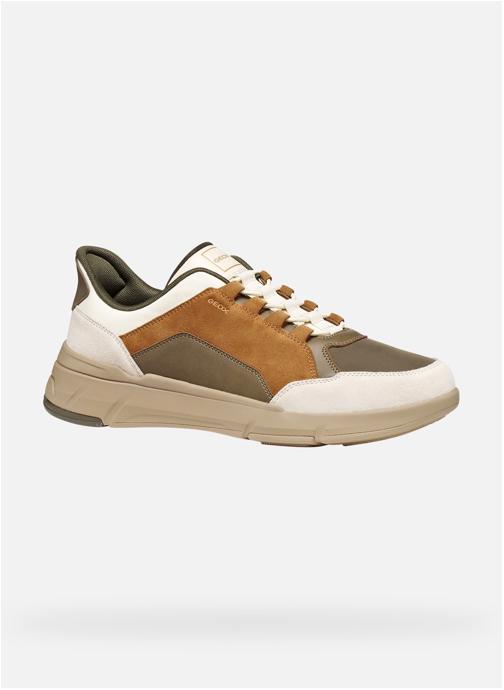 Geox Baskets basses VITTOUR PLUS MAN homme vert