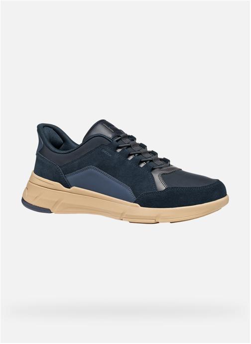 Geox Baskets basses VITTOUR PLUS MAN homme bleu