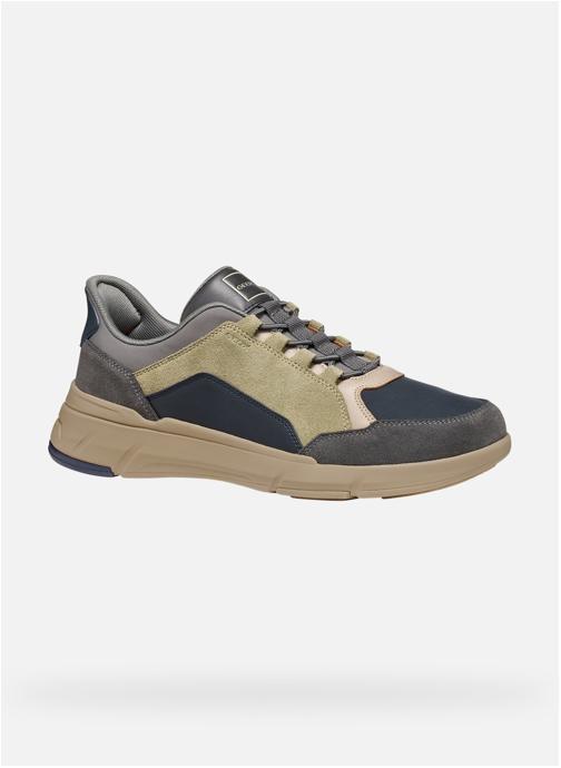Geox Baskets basses VITTOUR PLUS MAN homme bleu