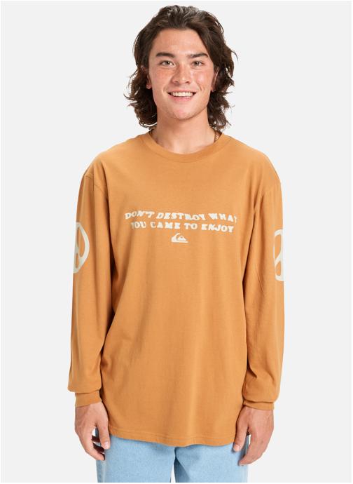 Quiksilver Tee-shirts Ev Cold Ways homme jaune