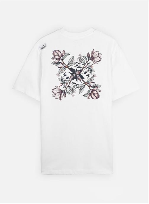Oxbow Tee-shirts FLORAL homme blanc