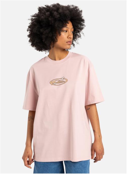 Quiksilver Tee-shirts Yaima Boyfriend femme rose