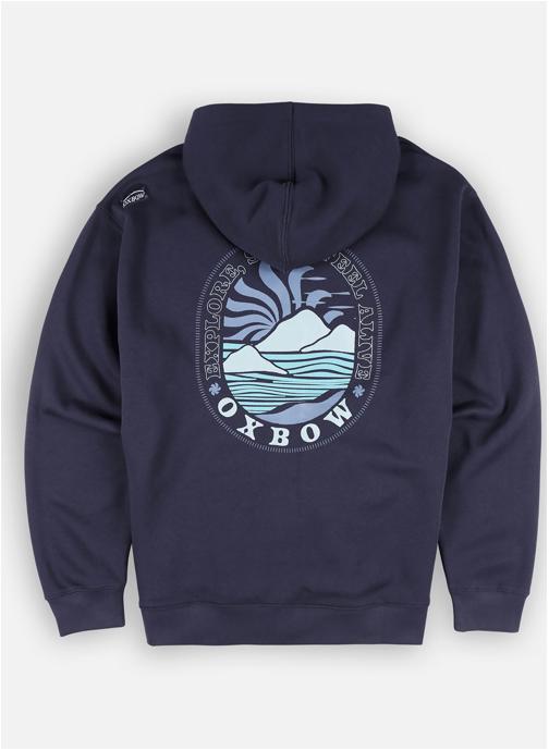 Oxbow Sweats à capuche UNFADING homme bleu