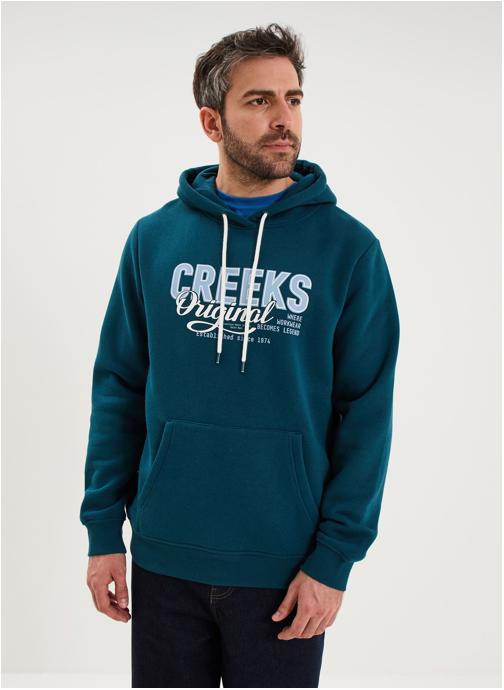 CREEKS Sweats à capuche CRE1SEBASTIEN homme bleu