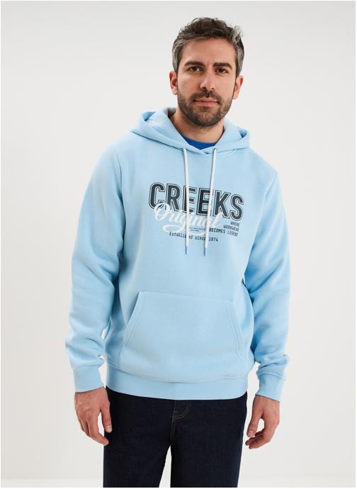 CREEKS Sweats à capuche CRE1SEBASTIEN homme bleu
