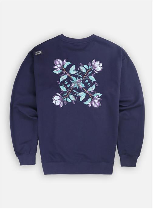Oxbow Sweats à capuche FLORAL homme bleu