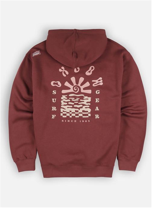 Oxbow Sweats à capuche STOKED homme rouge
