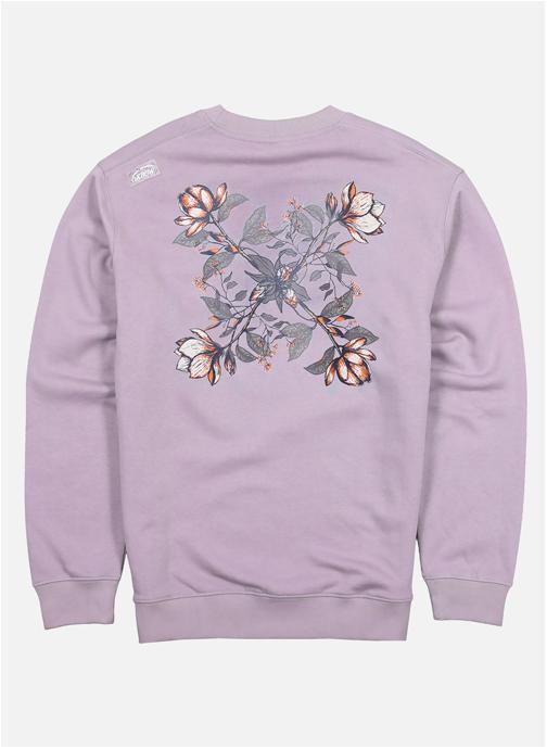Oxbow Sweats à capuche FLORAL homme rose