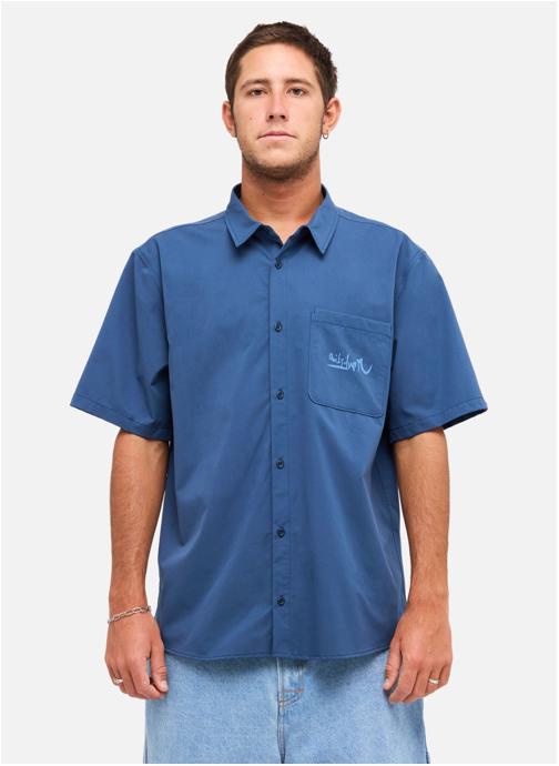 Quiksilver Chemises YG Lithium homme bleu