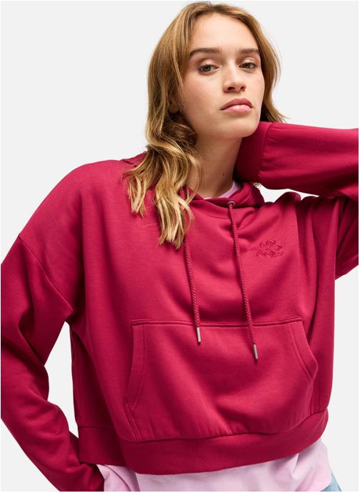 Roxy Sweats à capuche Surfing By Daylight femme rouge