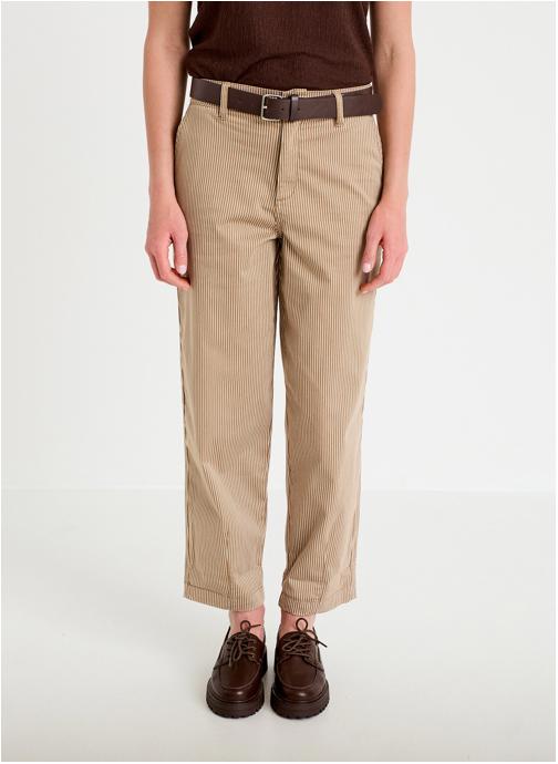 Cache Cache Pantalons droit CHINO-NEWR femme marron