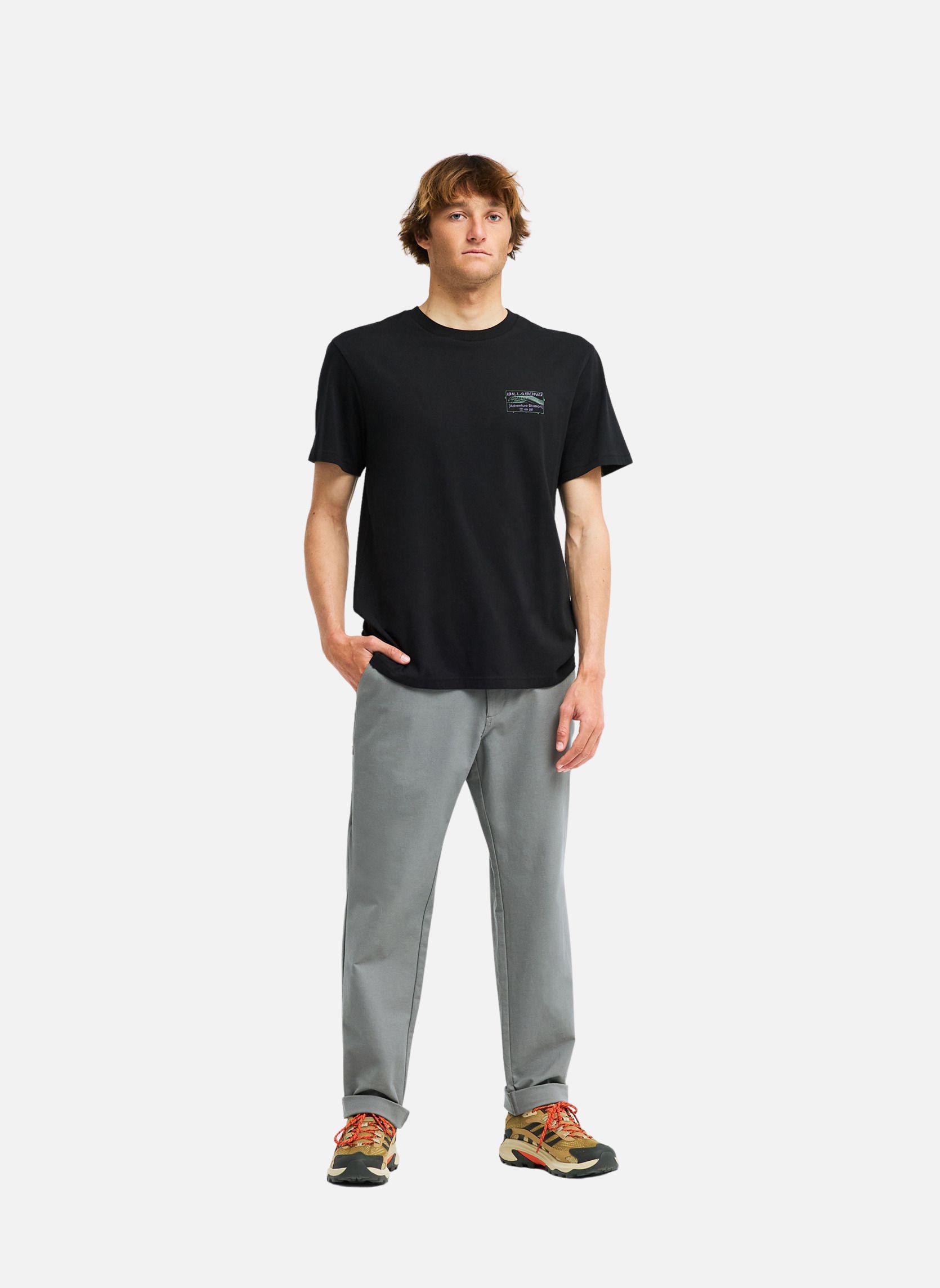 Tee-shirts Range homme noir Billabong Tee-shirts Range homme noir Noir
