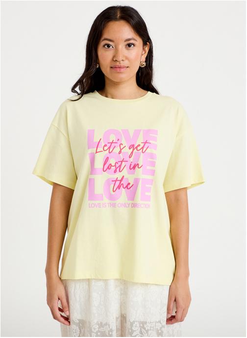 Cache Cache Tee-shirts KPRINPASTEL2 femme jaune