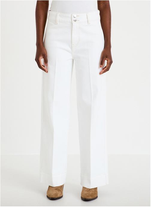 Cache Cache Jeans droit DELHO-MAR femme blanc