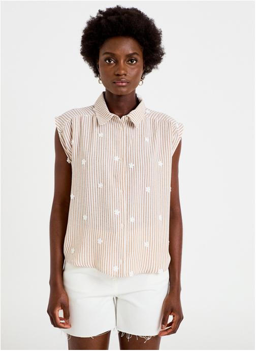 Cache Cache Blouses CHE3DSM femme beige