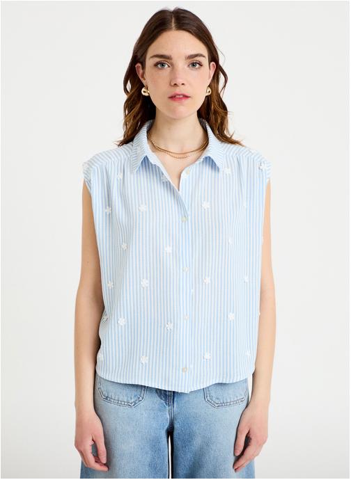 Cache Cache Blouses CHE3DSM femme bleu