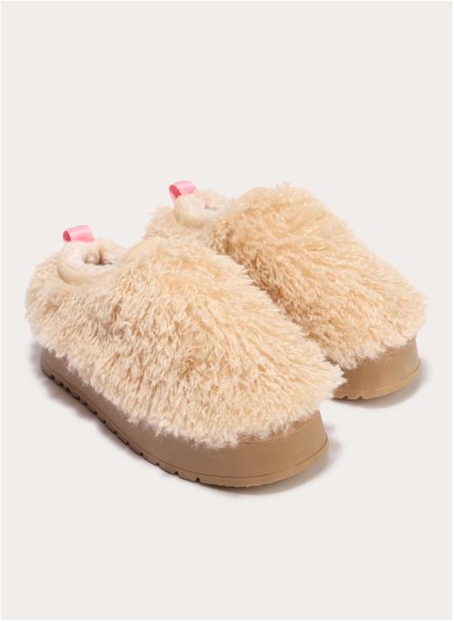Cache Cache Chaussons SLIPTRENDFUR femme beige