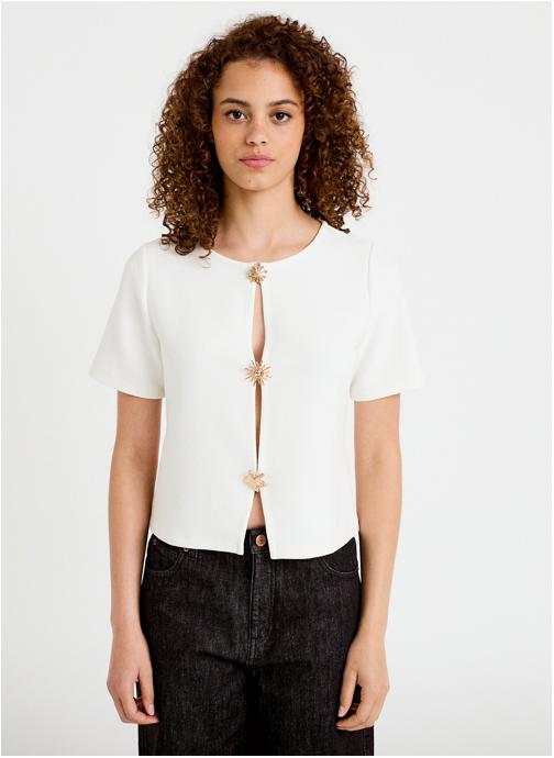 Cache Cache Gilets KGILBIJ femme blanc
