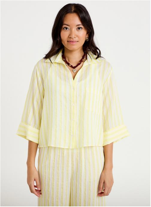 Cache Cache Chemises BLOUVITAMI femme jaune