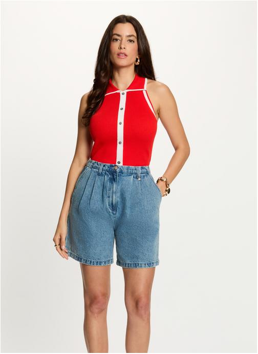 Morgan Pulls 262-MTOINE femme rouge