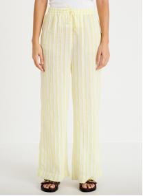 Pantalons droit PANRAYVITA femme jaune Cache Cache Pantalons droit PANRAYVITA femme jaune Jaune