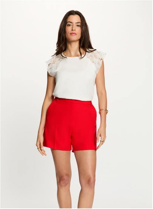 Morgan Débardeurs 262-DPETAL femme blanc