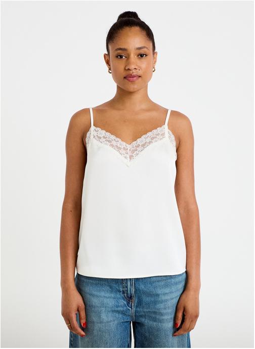 Cache Cache Débardeurs DEBLINGNEW femme blanc