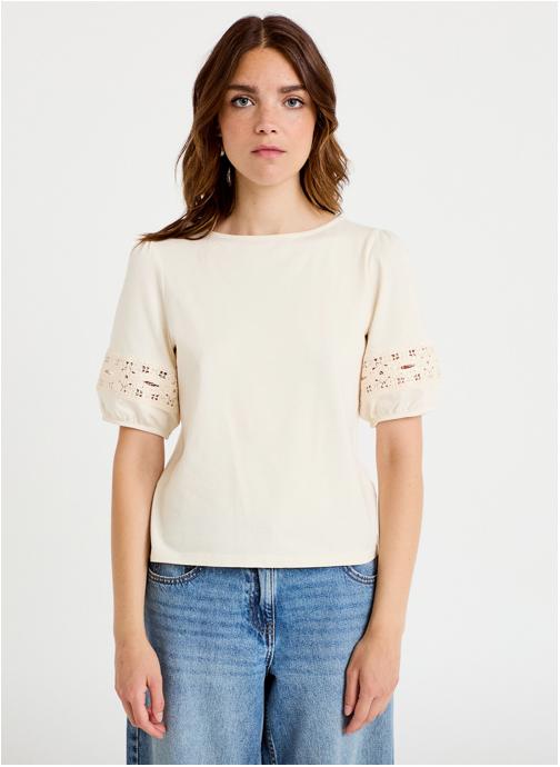 Cache Cache Tee-shirts TKBALMACRA femme blanc