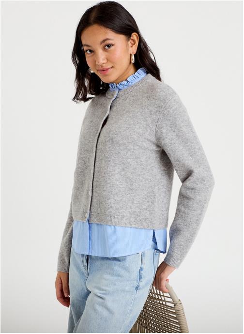 Cache Cache Gilets GILFROUFROU femme gris