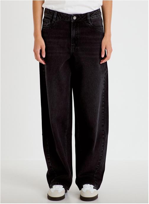 Cache Cache Jeans droit ARCHY-LONG femme noir