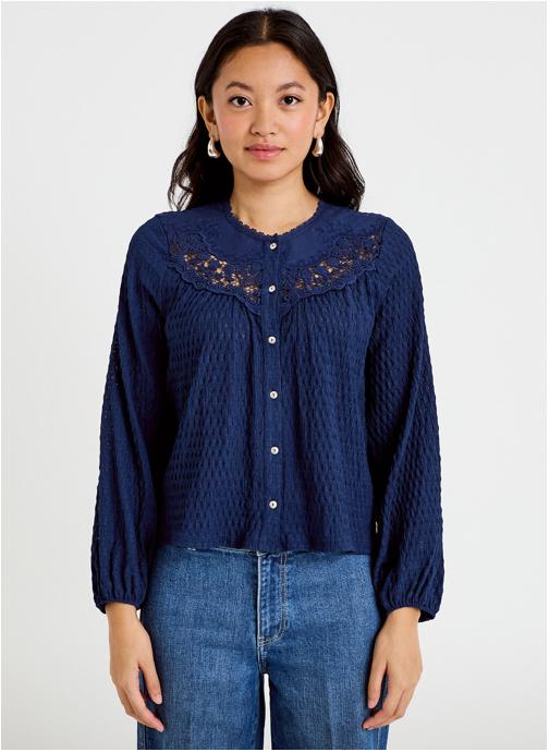 Cache Cache Blouses LBLOUNOMA femme bleu