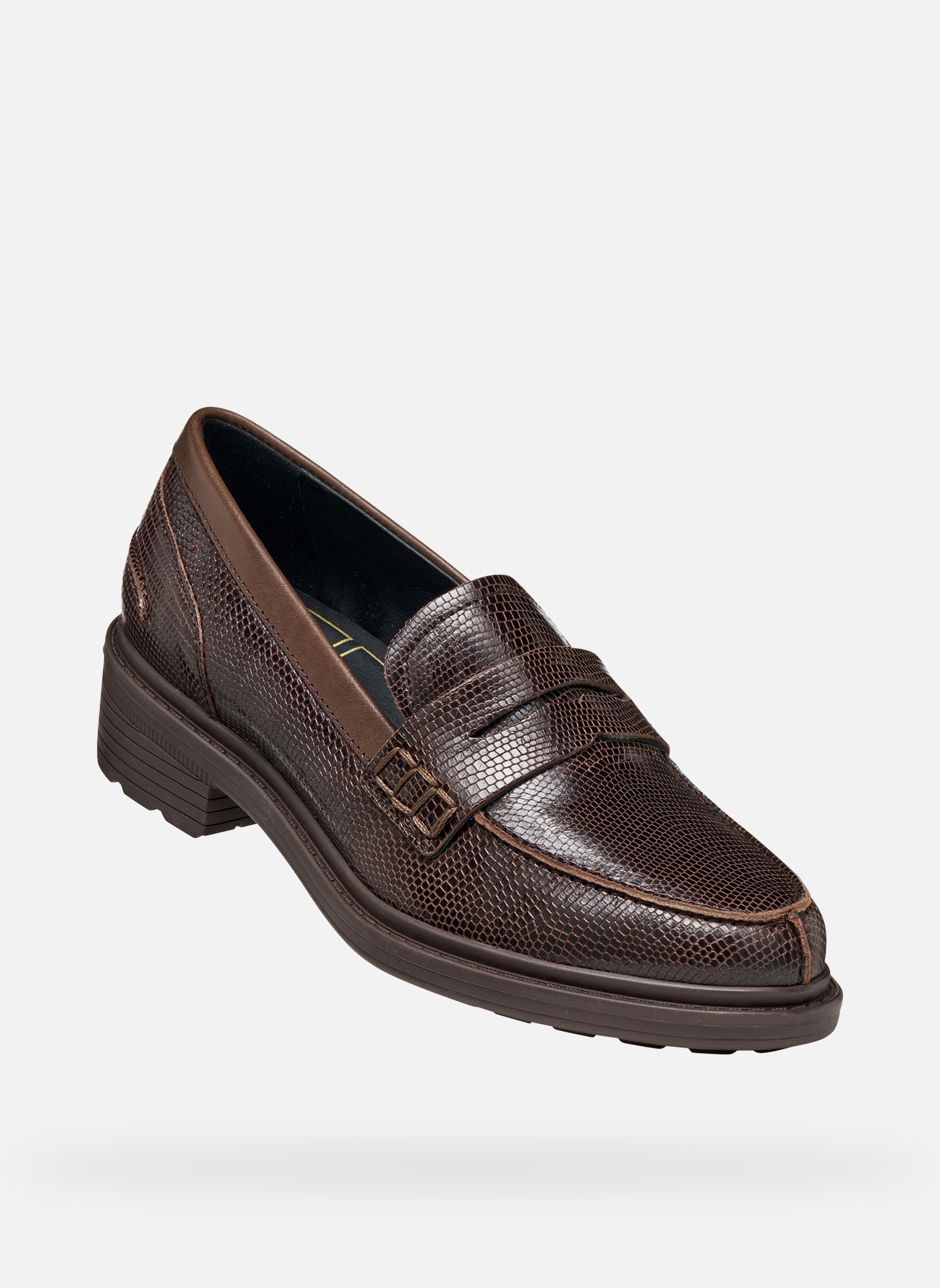 Mocassins WALK PLEASURE B WOMAN femme marron Geox Mocassins WALK PLEASURE B WOMAN femme marron Marron foncé