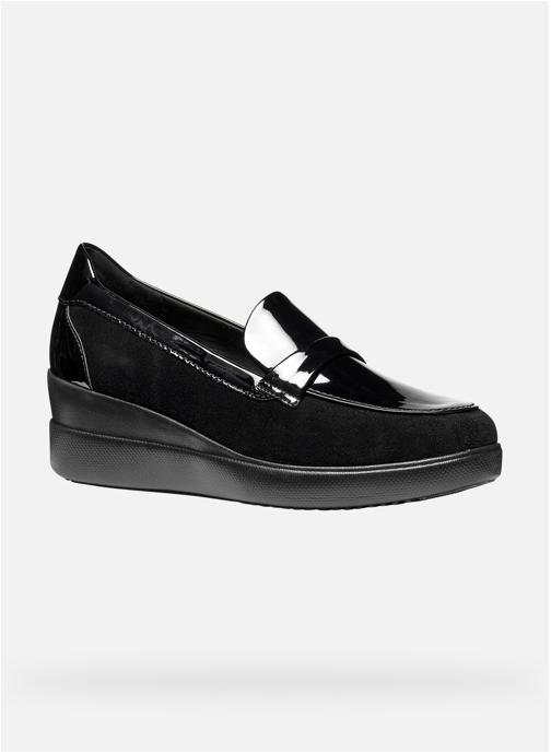 Geox Mocassins STARDUST WOMAN femme noir