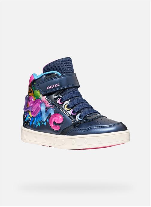 Geox Baskets basses J SKYLIN GIRL fille multicolore