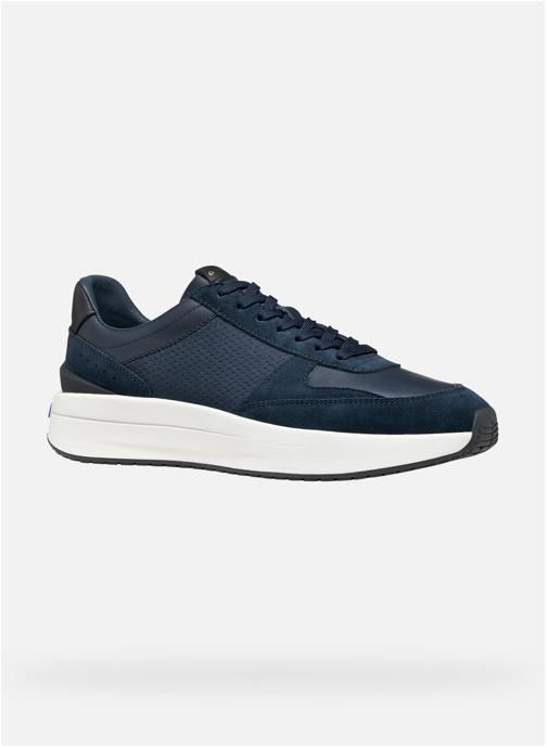 Geox Baskets basses U GXRN-01 homme bleu