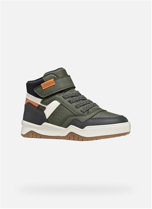 Geox Baskets basses PERTH BOY garçon vert