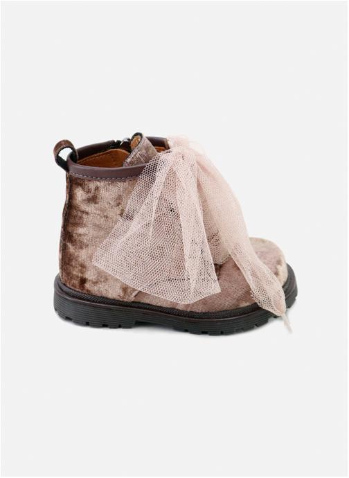 Eli 1957 Bottines 30015AM-FROZEN-VELVET-CHOCOLATE fille marron